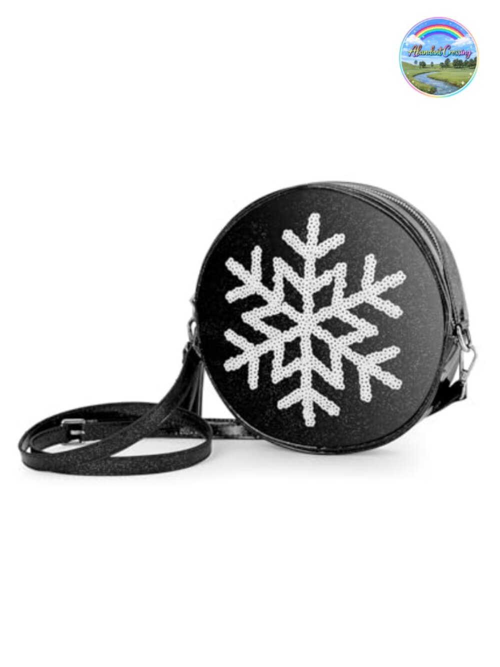 Snowflake Crossbody Purse Polyurethane Women's Novelty Handbag